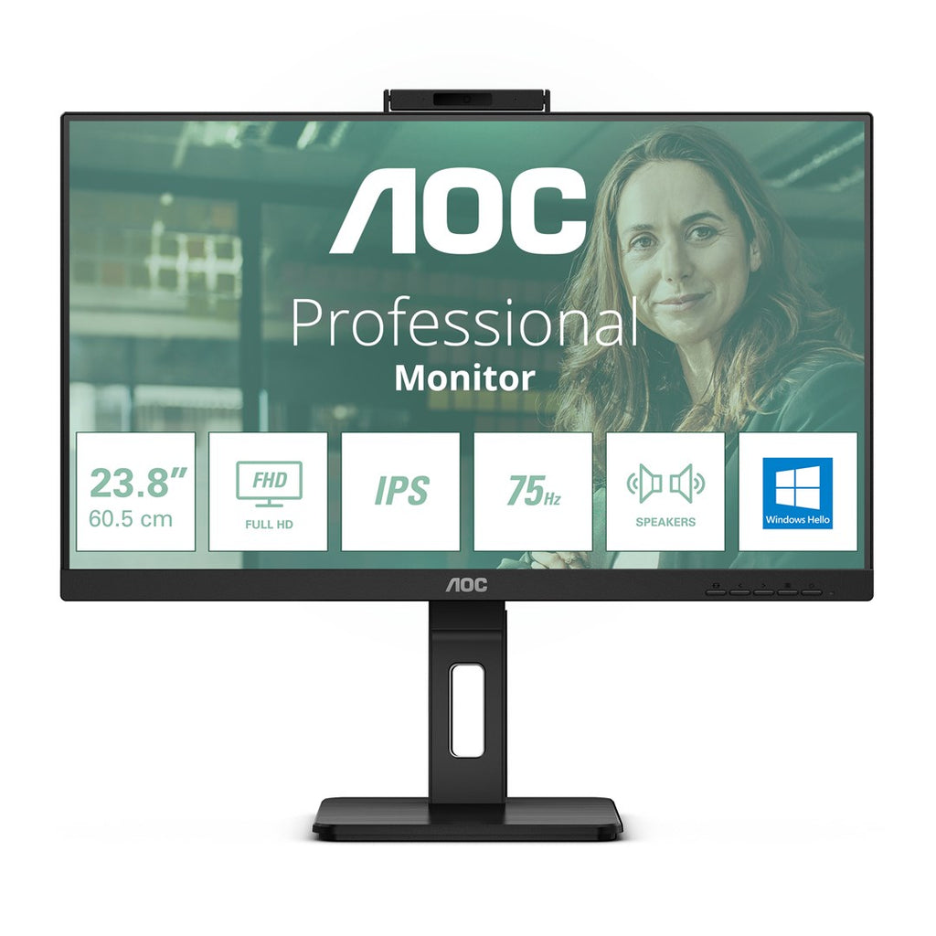 AOC Monitor 23.8 inch Full HD 1920 x 1080 IPS 24P3CW