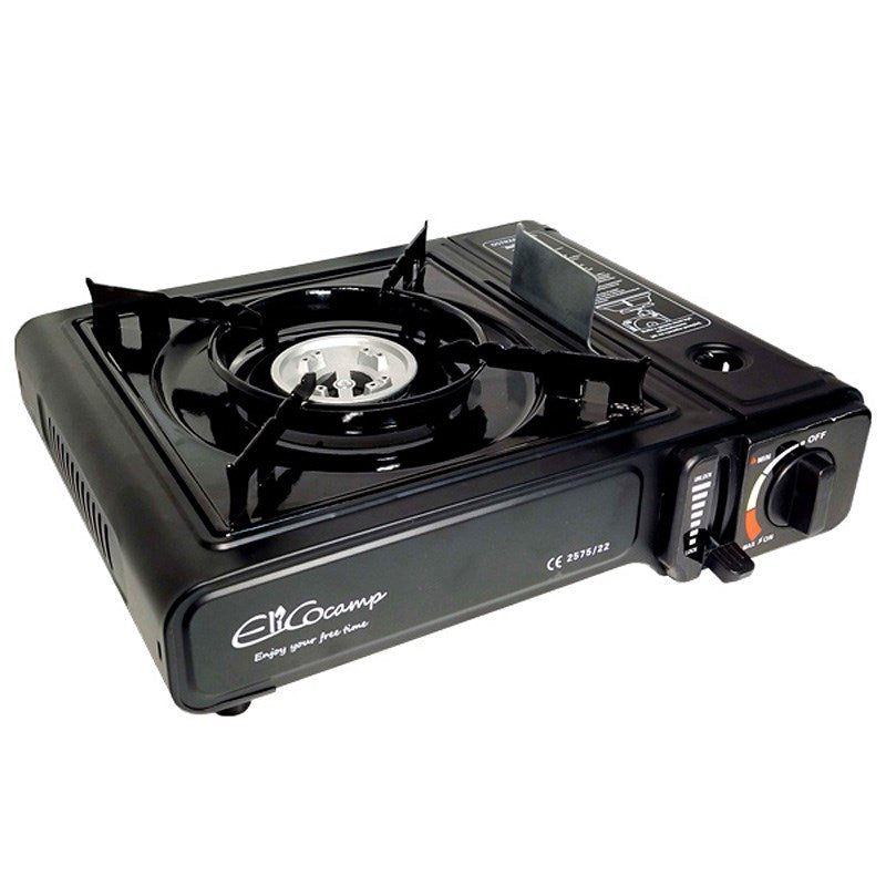 ELICO BDZ-155B Portable camping gas stove for 2.2 kW cartridges  piezo ignition.