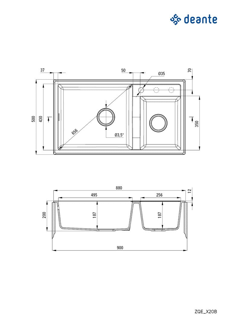 2-bowl granite sink