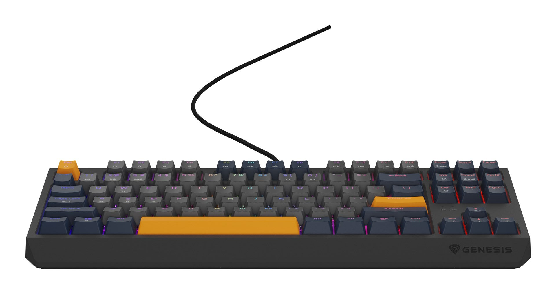 GENESIS Thor 230 TKL Keyboard Gaming USB QWERTY English Blue