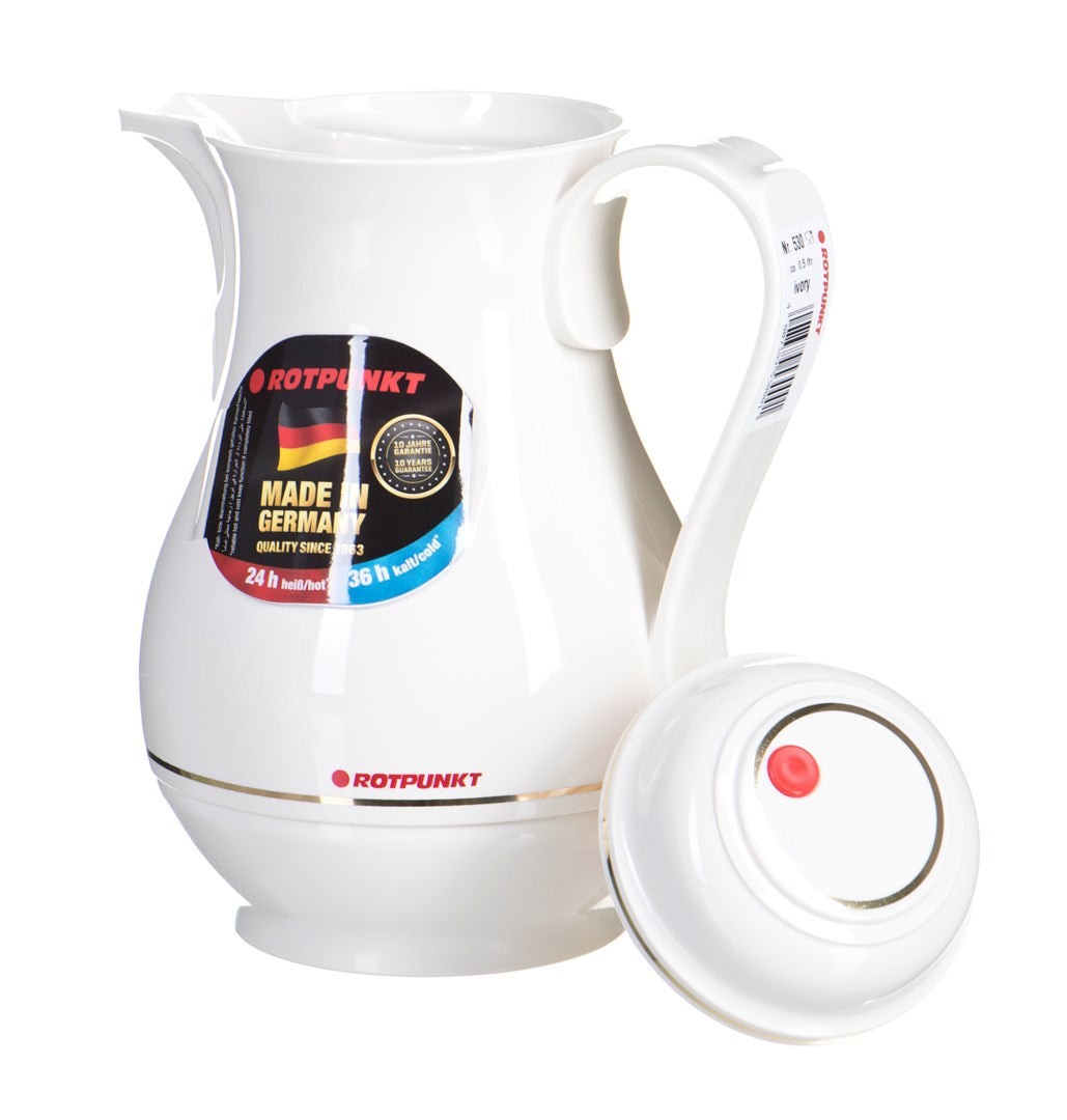 redPUNKT Vacuum Flask 0.5 L Ivory