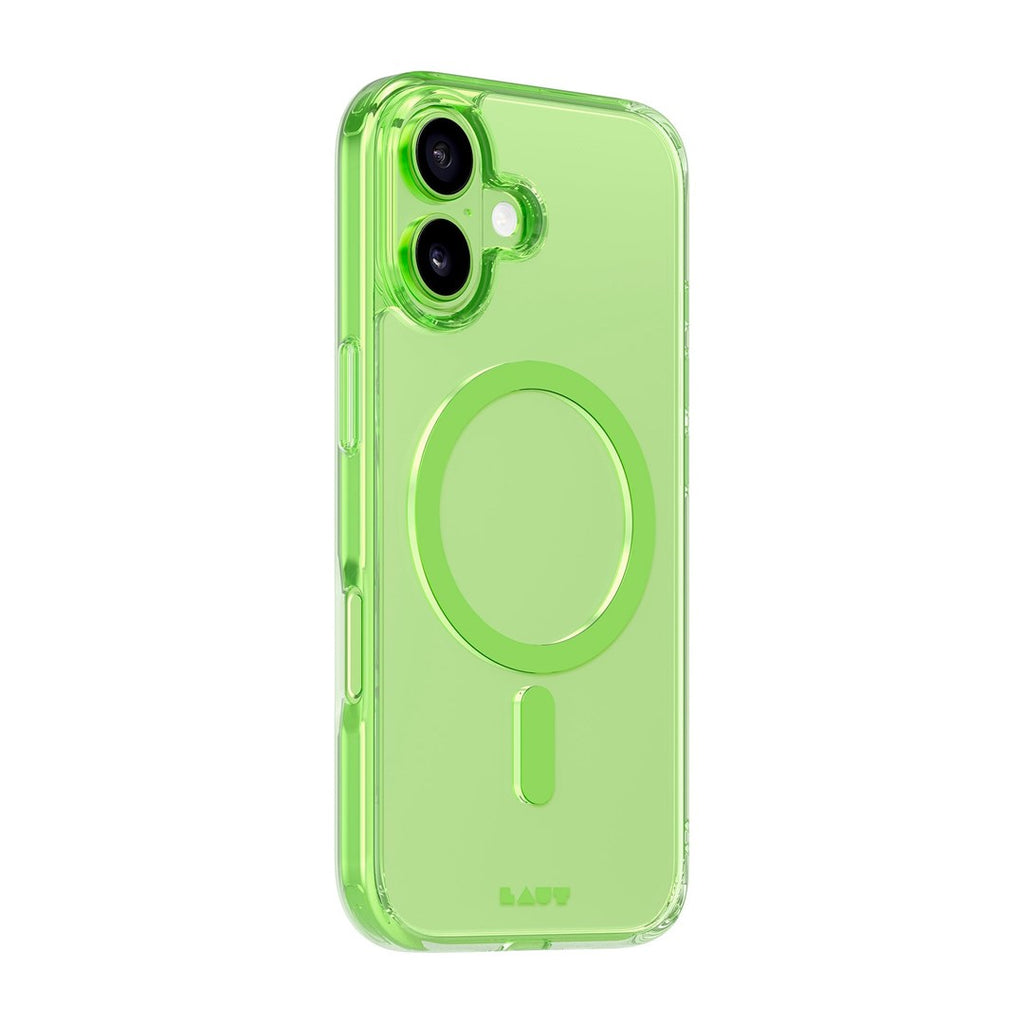 Laut International CRYSTAL FLURO Case for iPhone 17 - Light Green (L_IP25A_CF_GN)