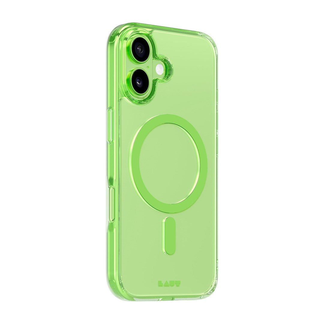 Laut International CRYSTAL FLURO Case for iPhone 17 - Light Green (L_IP25A_CF_GN)