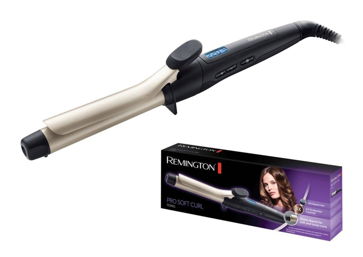 Remington Curling Iron CI6325 - Hair Styling Tool - Warm Silver, Black