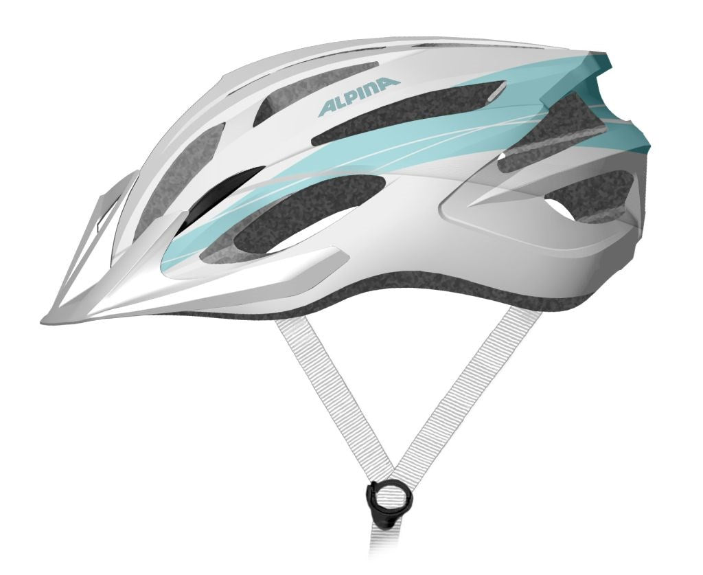 Alpina MTB17 Bike Helmet White & Light Blue 54-58