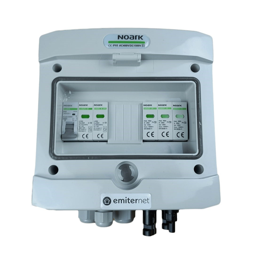 EMITER DCAC Junction Box IP65 1000V Type 2 Surge Arrester 1 PV String EM-215N_DCAC