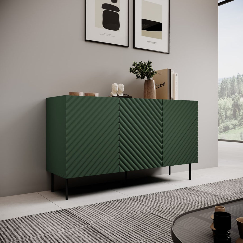 3D2SZ Chest of Drawers ONDA 150x45xH85 Green
