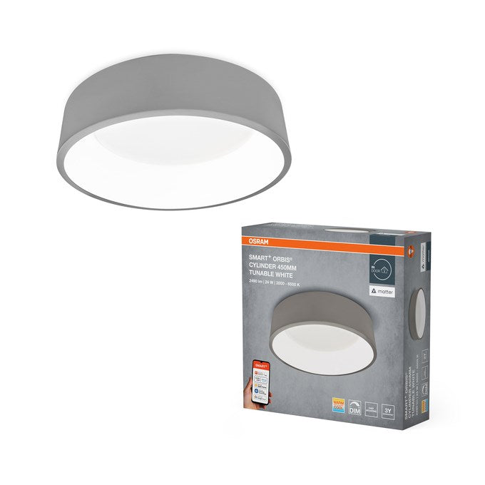 OSRAM SMART+ Ceiling Cylinder Lighting 4099854473005 Indoor Use Acacia
