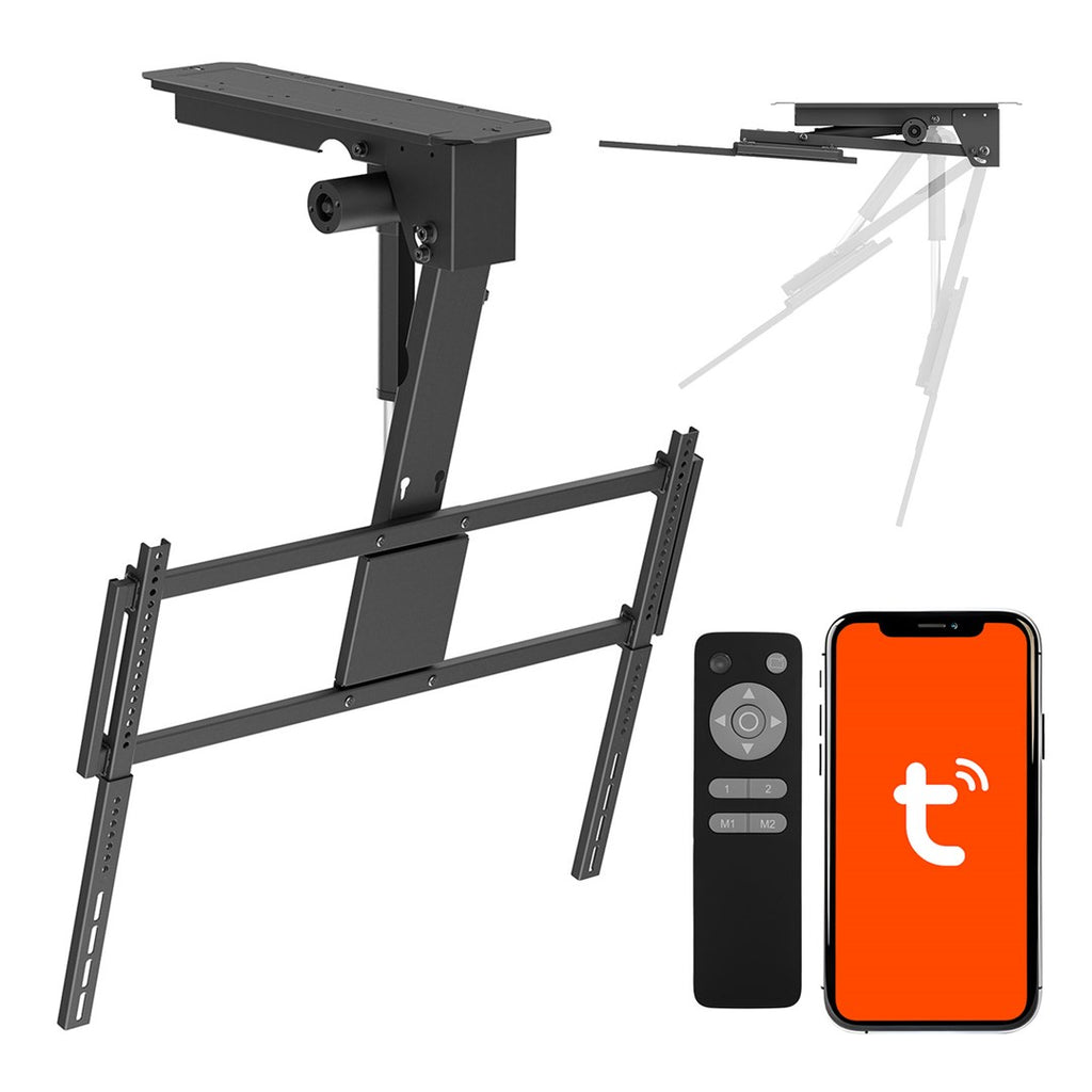 Maclean Electric TV Mount, Ceiling-Mounted, VESA 800x400, for 43-86" TVs, Max. 55 kg, MC-176 T