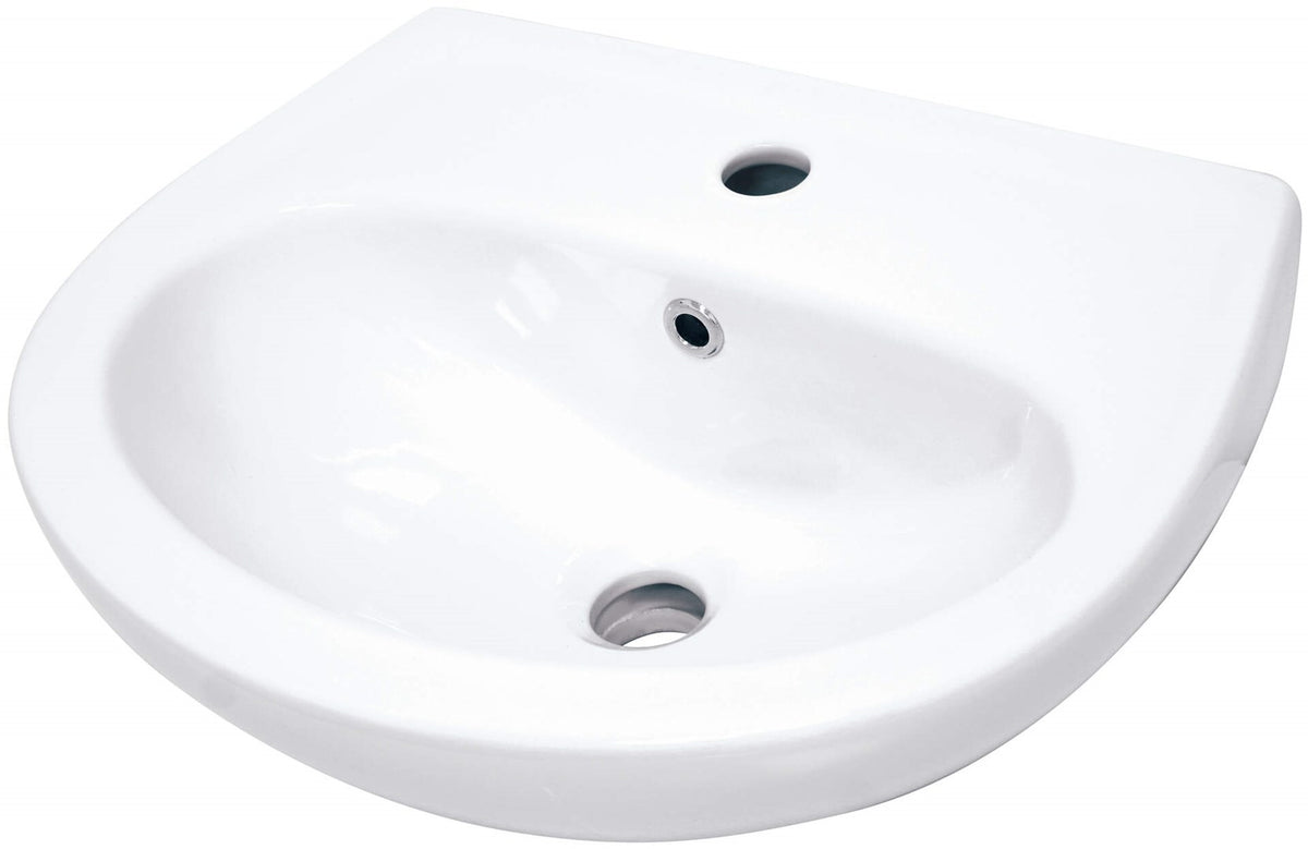 deante Wall-Mounted Ceramic Washbasin Space for Tap CDJ_6U4W
