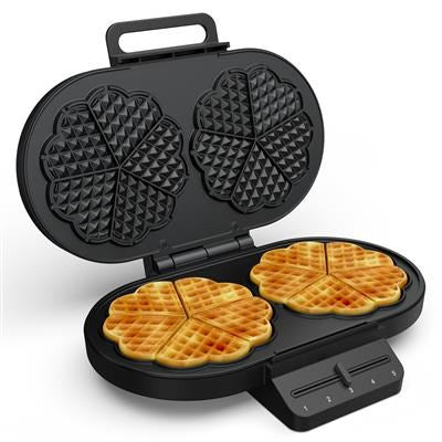 Princess Waffle Maker 1200 W 10 Heart-Shaped Waffles 220 °C 100553899