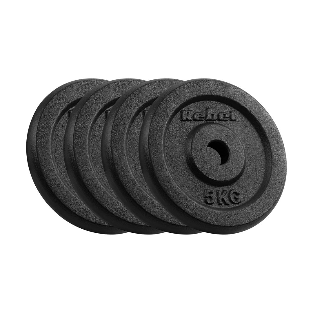 Rebel Weight Set 20 kg with 4x5 kg Weights, 31 mm Bore RBA-2128