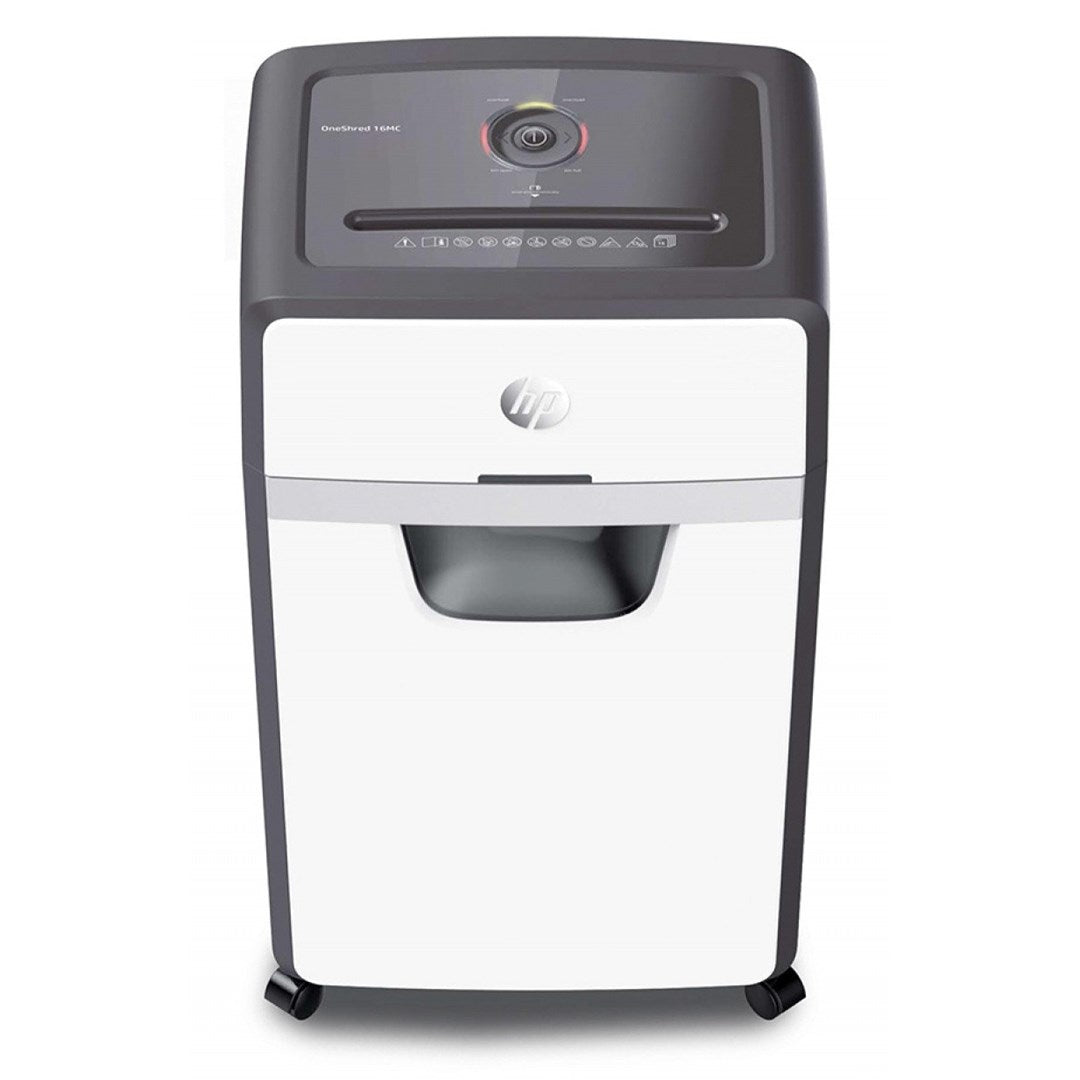 HP ONESHRED 16MC Micro-Cut Shredder P-5 16 Sheets 30 L Light Grey