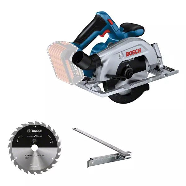 Bosch GKS 185-LI 16.5 cm Black  Blue  Grey 5000 RPM