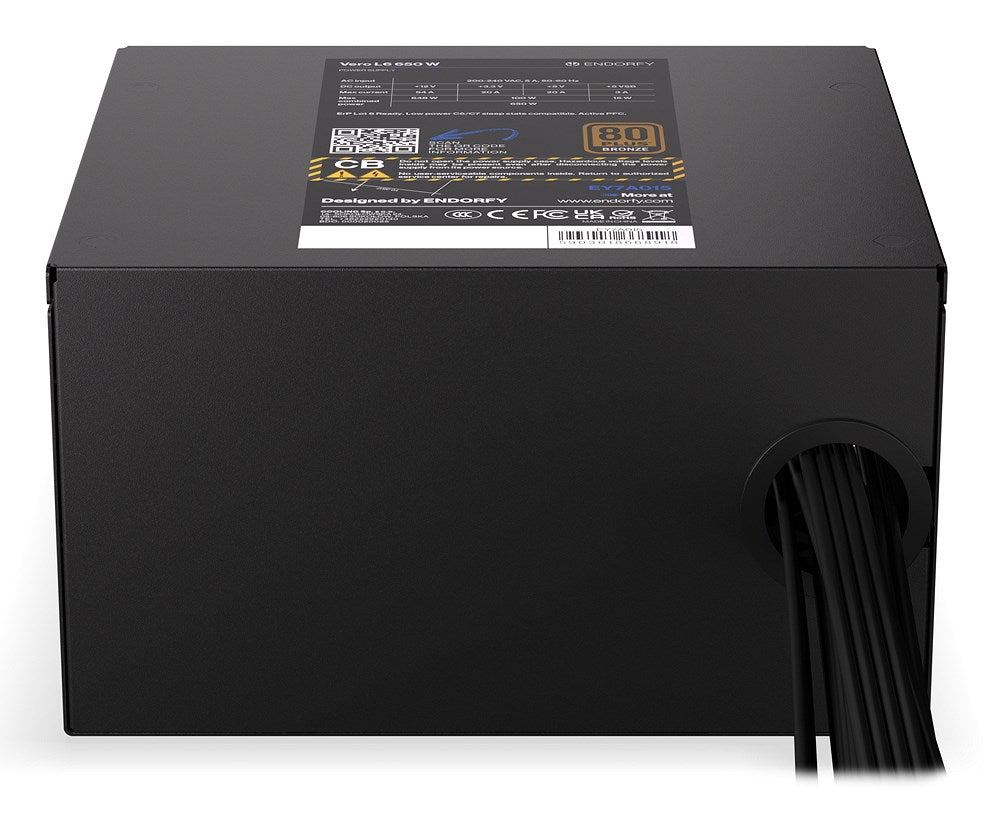 ENDORFY Vero L6 power supply unit 650 W 24-pin ATX ATX Black