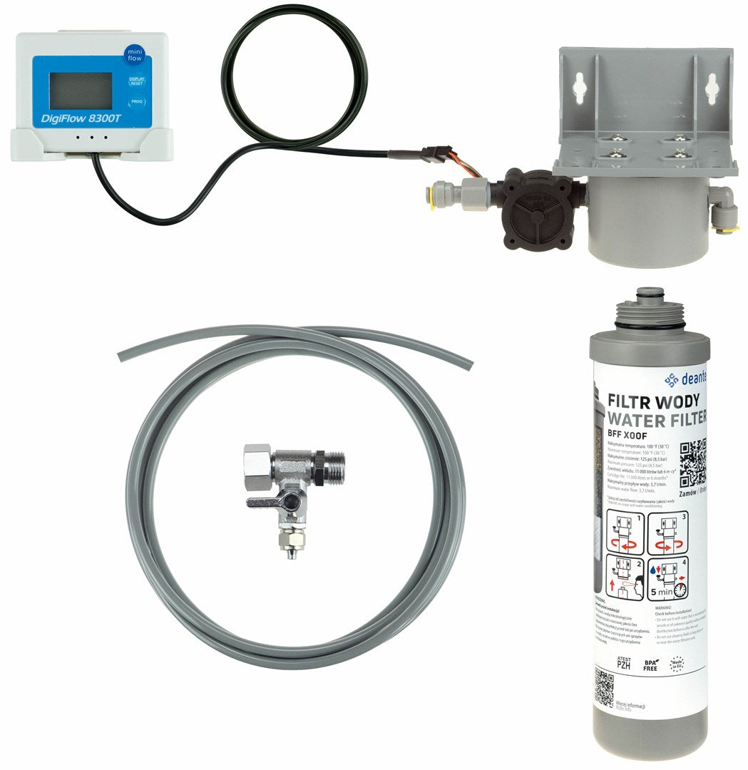 deante Water Filtration Set BFF_XZFP, 1220 g, 150x150x170mm