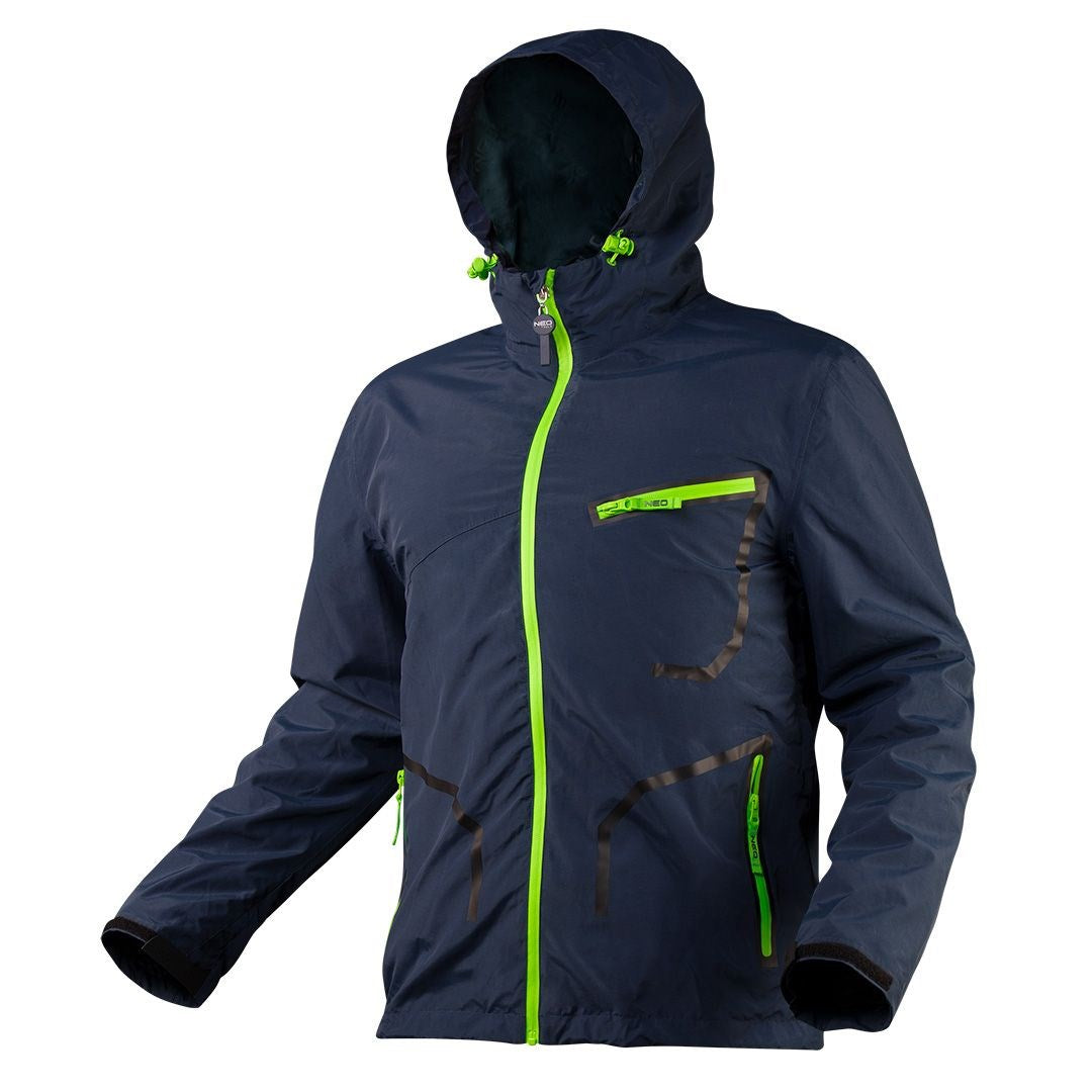 NEO tools 3-in-1 Jacket, Waterproof, Windproof, Adjustable Hood, Size XXXL 81-572-XXXL