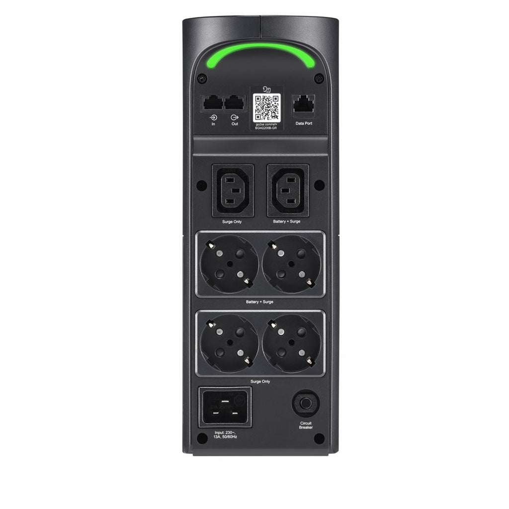 APC Back-UPS Pro BGM2200B-GR - 2200VA/1320W  4x Schuko & 2x C13 outlets  3x USB charger  USB dataport