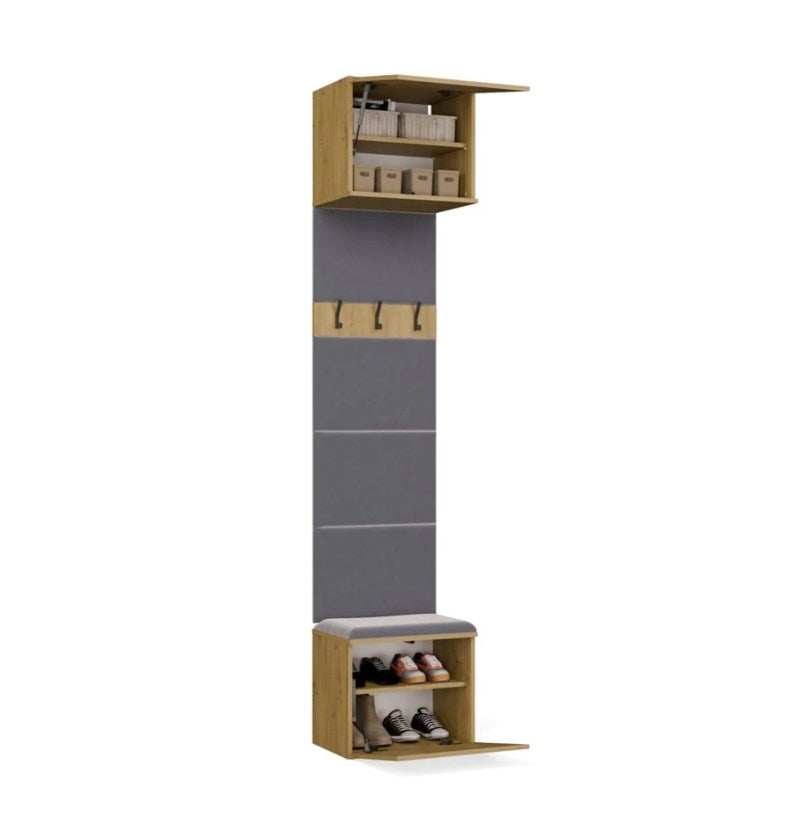 HAGA 1SZ Artisan Oak Coat Rack