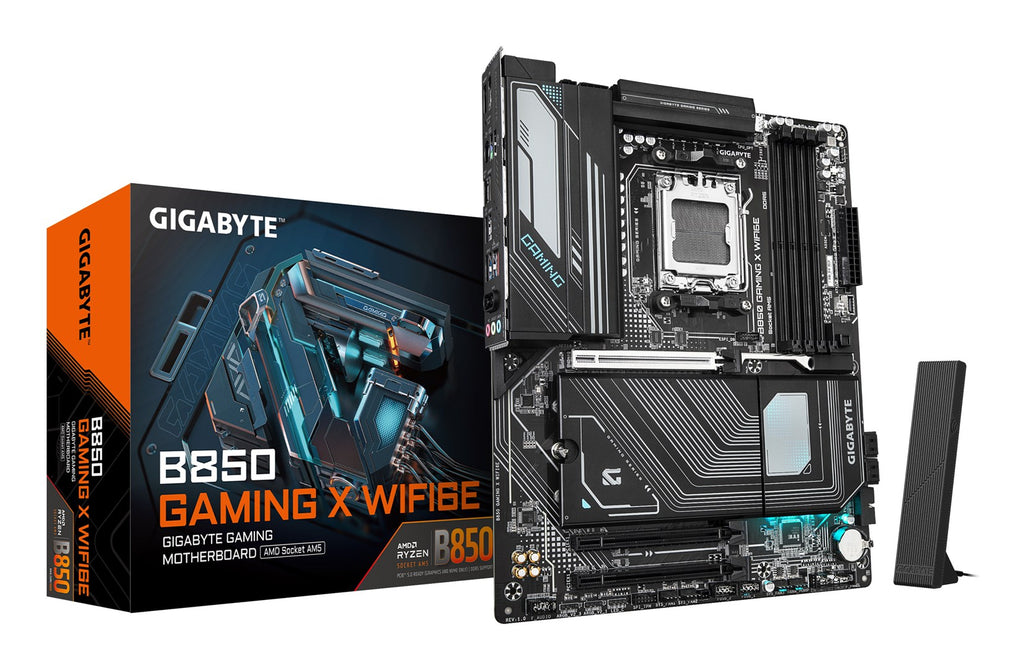 GIGABYTE B850 GAMING X WIFI6E Motherboard - AMD AM5 - 4 x DDR5 - 256 GB Max