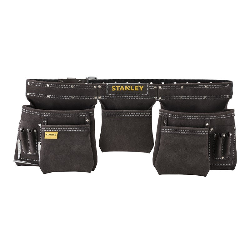 Stanley Leather Tool Apron Multiple Pockets Adjustable Belt STST1-80113