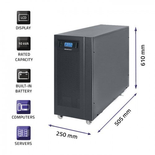 Qoltec UPS 8 kW 10000 VA