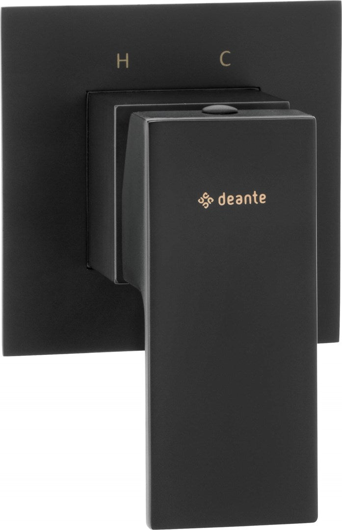 Deante Concealed Shower Mixer Black Single-Lever BBZ N44L