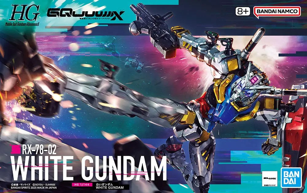 GUNPLA HGGQ 1/144 Figure - RX-78-02 White Gundam - Model MK69189