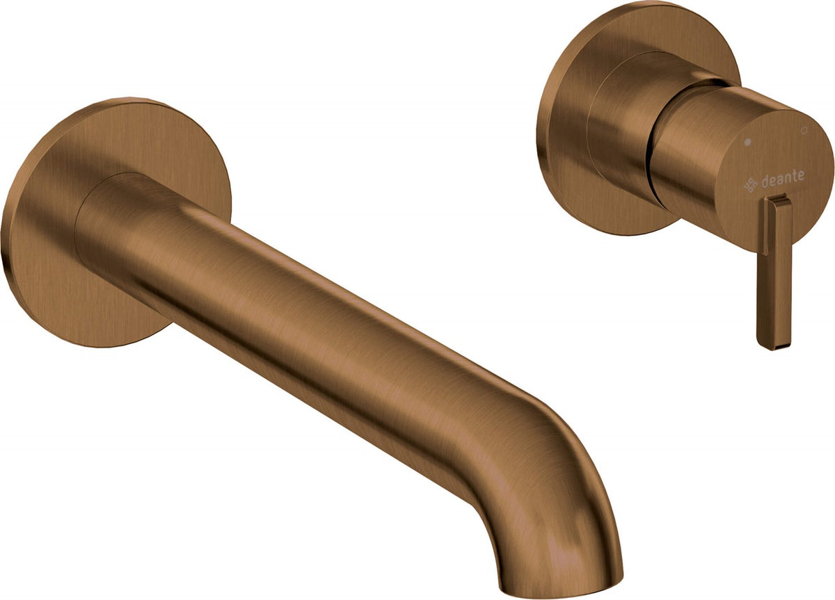 Deante Concealed Washbasin Faucet Brass Brushed Bronze