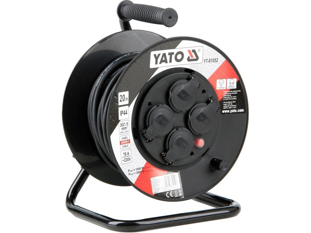 Yato YT-81052 cord reel 4 AC outlet(s) 20 m