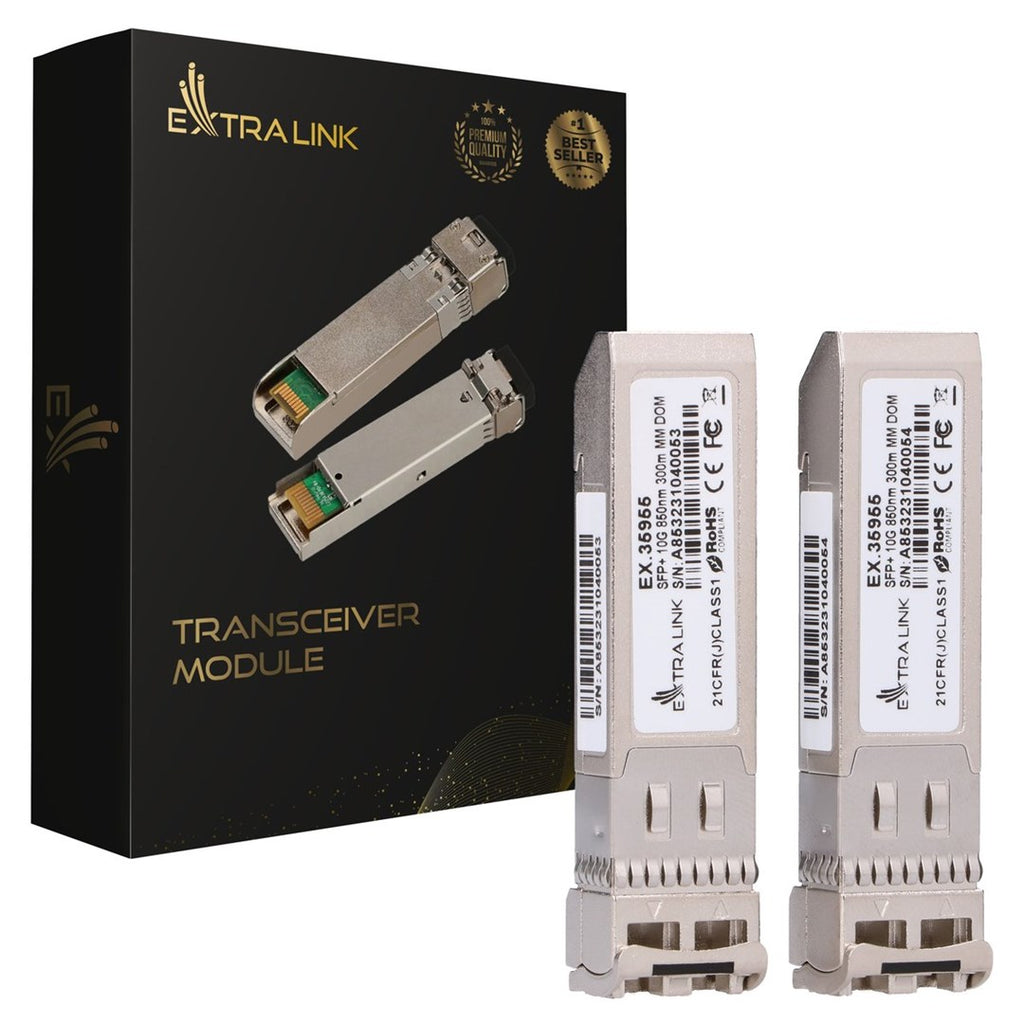 Extralink SFP+ 10 G 2-Pack SFP+ Module 10Gbps, LC/UPC, 850nm