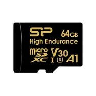 SILICON POWER MICROSDXC HIGH ENDURANCE 64GB V30 + ADAPTER