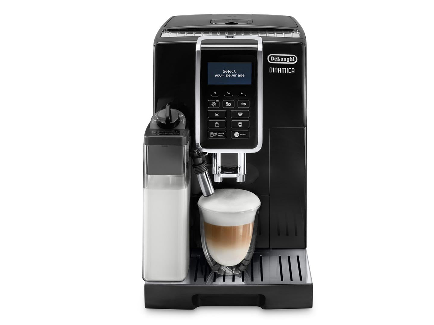 De'Longhi Dinamica ECAM350.55.B Espresso Machine with Built-in Grinder - Black