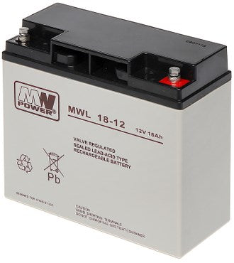 MPL POWER ELEKTRO Accumulator MPL MWL 18-12 VRLA AGM Battery