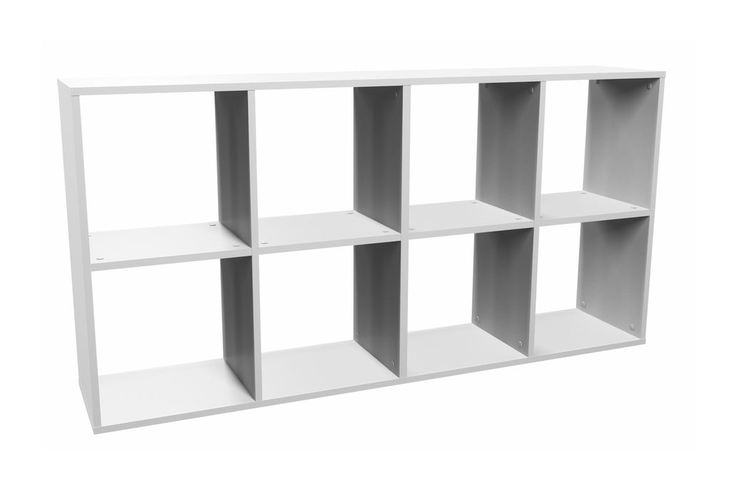 MALAX 2X4 BIEL Shelving Unit 147x75 cm White