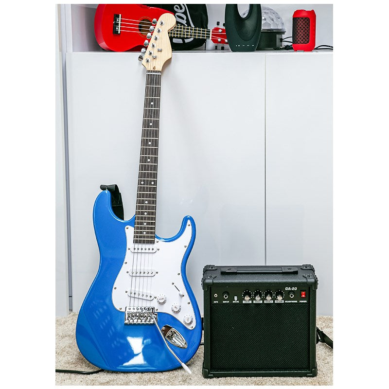 NN Electric Guitar Set Blue - 7200 g - 1025 mm Height - Model 5908249804913