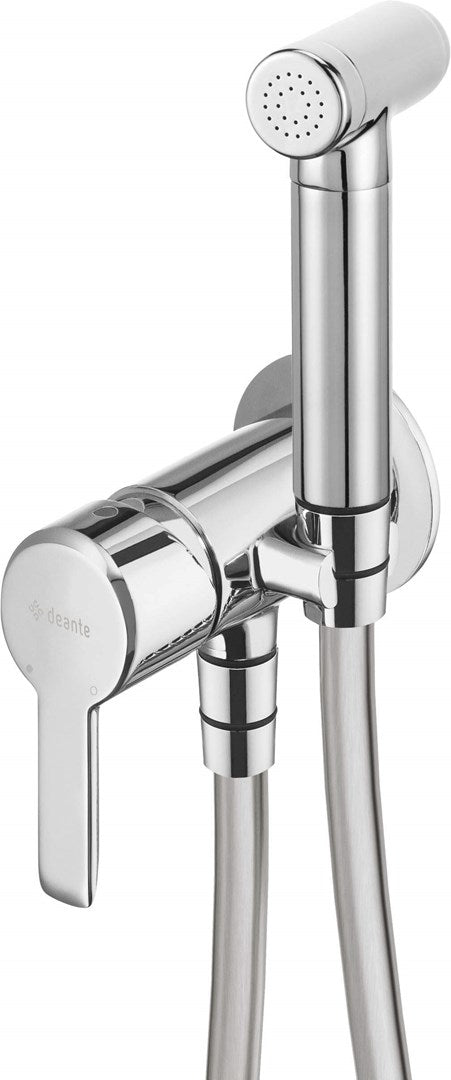 Concealed bidet mixer with bidetta shower head