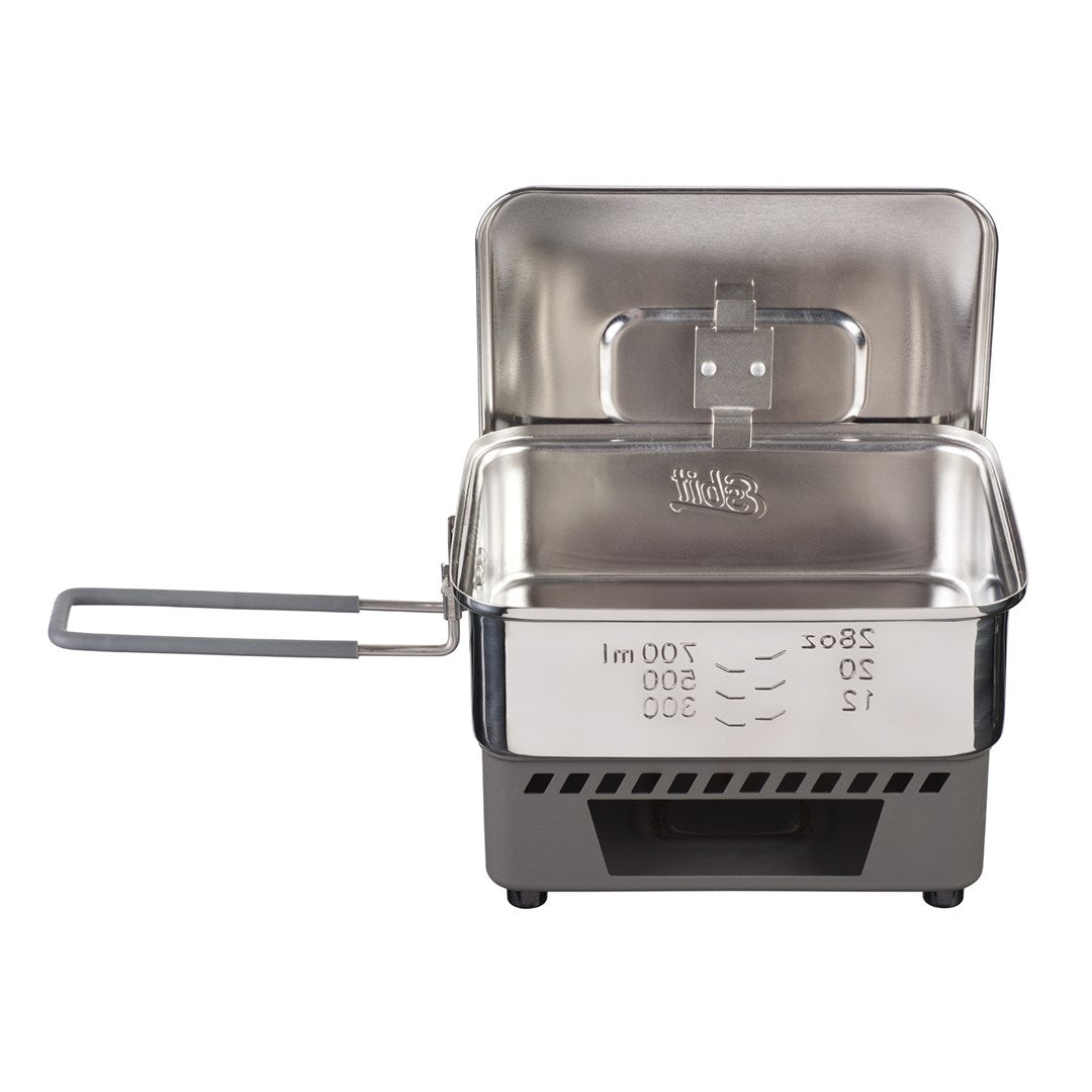 Camping Stove Esbit Solid Fuel Cookset 1100 ml - Compact Cooking Set
