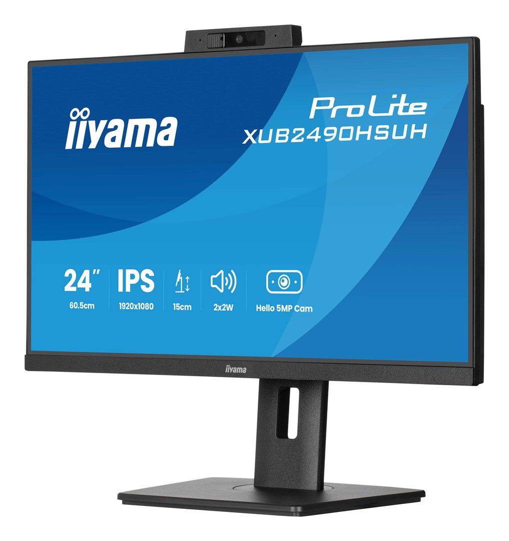 Iiyama ProLite XUB2490HSUH-B2 LED Monitor, 24", IPS, Height Adjustable