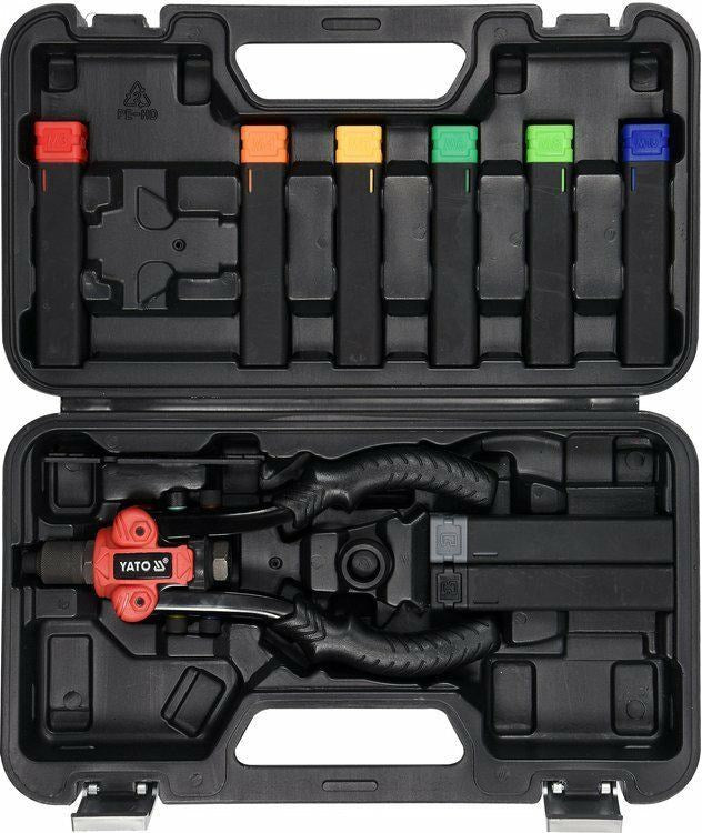 YATO Rivet Kit for Sizes 2.4-6.4 mm 2761 g 375 mm x 216 mm x 83 mm YT-36091