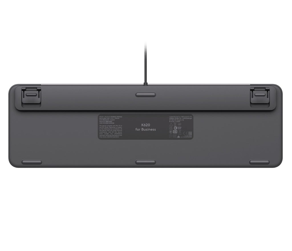 Logitech Signature Slim Wired K620 For Business keyboard Universal USB QWERTZ German Graphite
