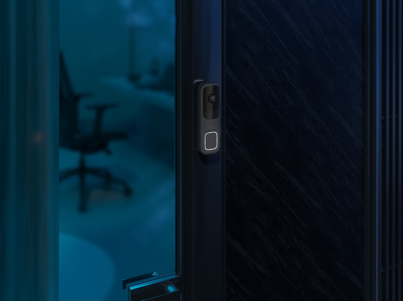 AJAX DoorBell Wireless Video Intercom (black)