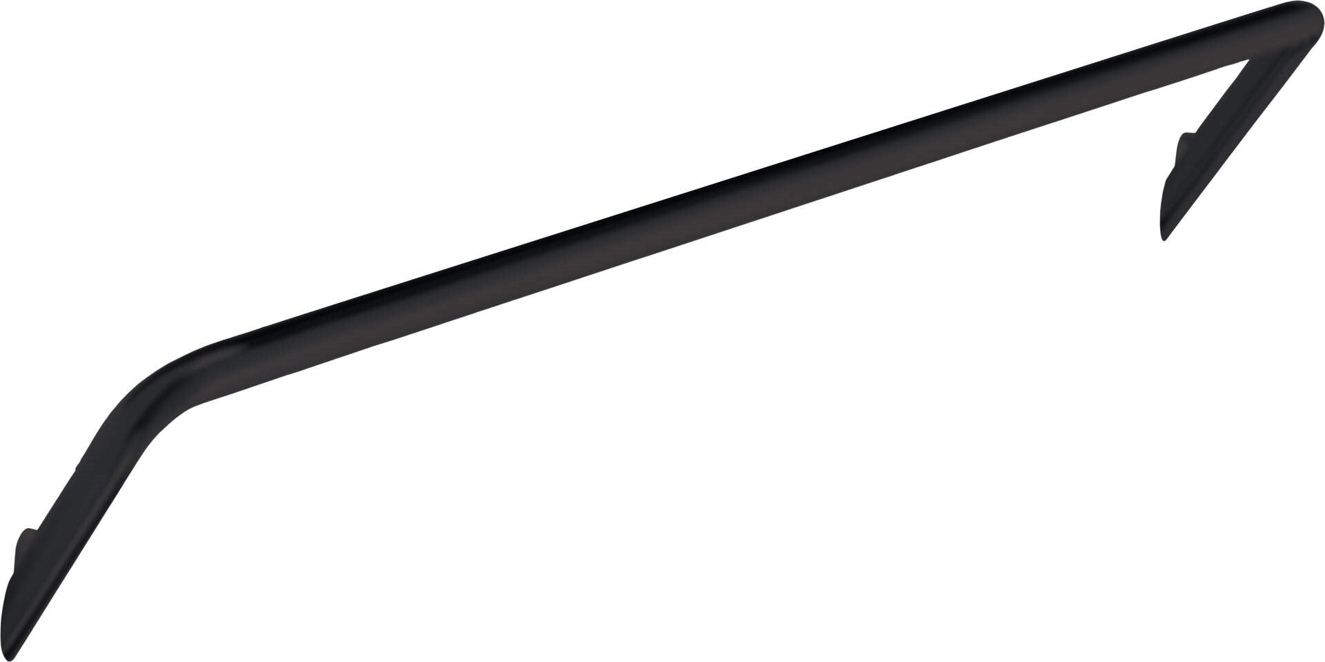 SILIA Wall-Mounted Towel Rail, Nero Finish, Brass, Load Capacity 5 kg, ADI N621