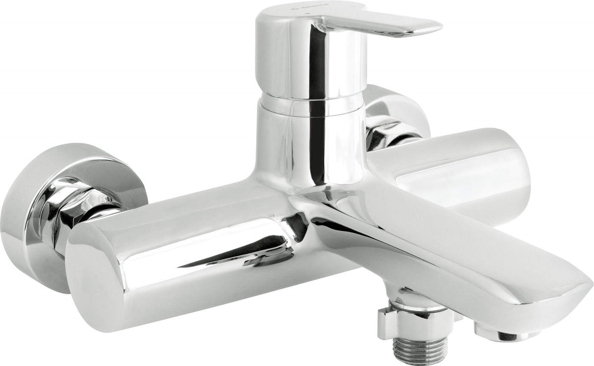 Deante Wall-Mounted Bathtub Mixer Chrome Single-Lever BQA 010N