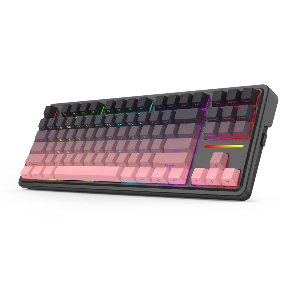 REDRAGON K728SP-RGB-PRO Antonium Pro keyboard USB + RF Wireless + Bluetooth Black  Pink