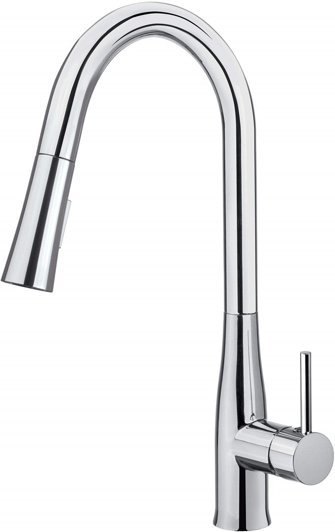 Deante Kitchen Faucet Freestanding Chrome Pull-Out Spout 2 Jet Types BDH 072M