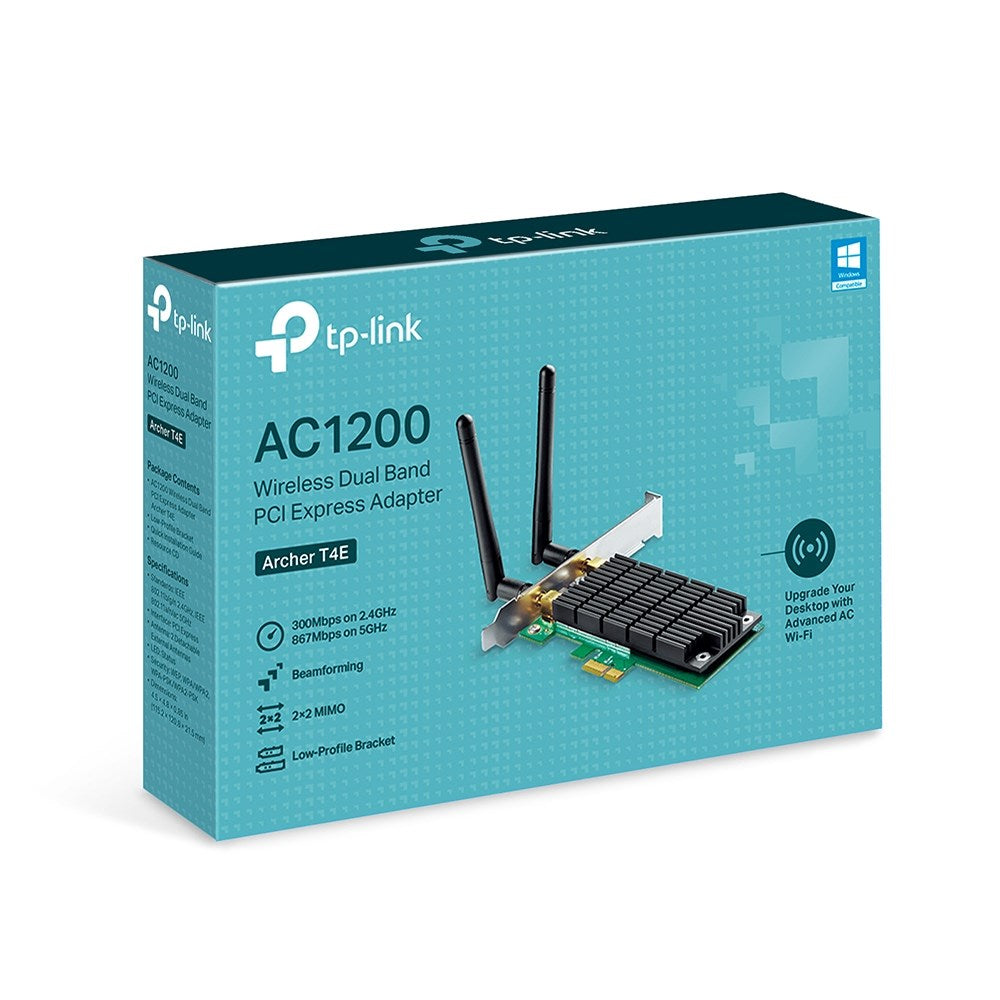 TP-Link Archer T4E Low-Profile Network Adapter PCIe Wi-Fi 5 (Archer T4E)