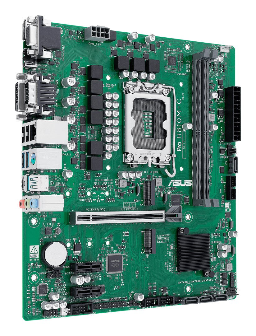 ASUS MB ASUS PRO H810M-C-CSM (Intel, LGA1851, DDR5, mATX) (90MB1KHP-M0EAYC)