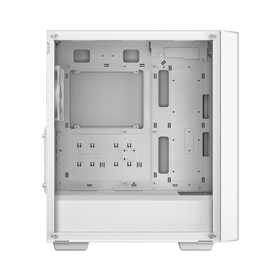 DeepCool CC560 MESH V2 WH Midi Tower Case with Tempered Glass and 4 ARGB Fans