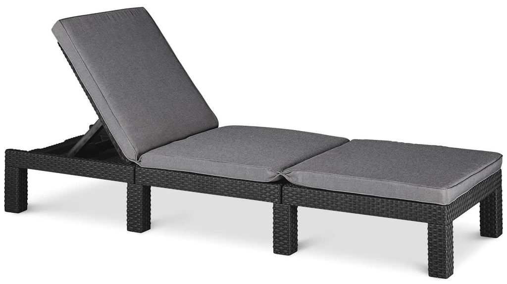 KETER Daytona Deluxe Graphite Sun Lounger